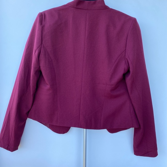 Burgundy Suit Jacket - Picture 3 of 7